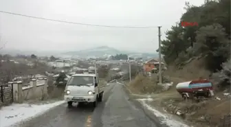 Manisa - Turgutlu'da Kar Yağışı Yüksek Kesimleri Beyaza Büründü