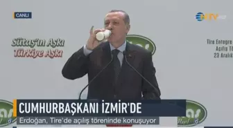 Cumhurbaşkanı Erdoğan'dan 'Milli İçki' Tepkisi: Canlı Yayında Ayran İçti