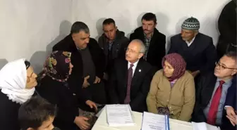 Kılıçdaroğlu, İcralık Olan Köylüleri Ziyaret Etti