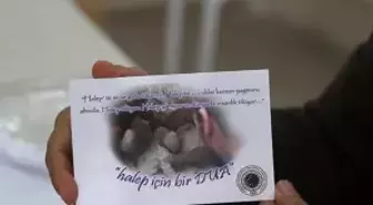 Öğretmen ve Öğrencilerden 'Halep İçin Bir Dua' Projesi