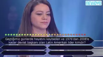 Milyoner'de Yarışan Tarih Öğretmeni Herkesi Şaşırttı!