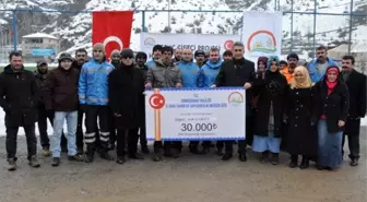 Gümüşhane'de Genç Çiftçilere Hayvanları Teslim Edildi