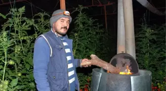 Demreli Üretici, Yeni Yılı Don Nöbetinde Karşıladı