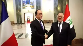 Fransa Cumhurbaşkanı Hollande Erbil'de