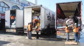 Kırıkkale'den Haleplilere 3 Tır Yardım Malzemesi Gönderildi