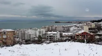 Teşvikiye'de Baraj Göleti Dondu