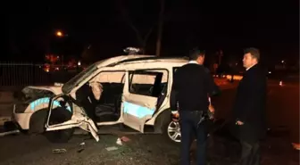 Şüpheliyi Takip Eden Polis Aracı Kaza Yaptı: 2 Polis Şehit (2)