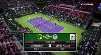 ATP Doha: Andy Murray - Gerald Melzer (Özet)