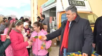 Ereğli Belediyesi'nin Öğrencilere Çorba İkramı Sürüyor