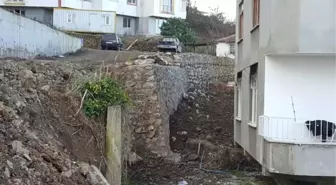 Fatsa'da Taş Duvar Çalışmaları