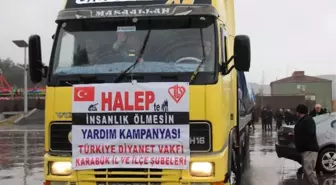 Yardım Tırları Halep İçin Yola Çıktı