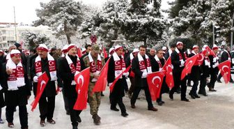 Burdur'da Sarıkamış Şehitleri İçin Yürüyüş