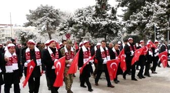 Burdur'da Sarıkamış Şehitleri İçin Yürüyüş