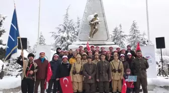 Düzce'de Sarıkamış Şehitleri Soğuk Havada Anıldı