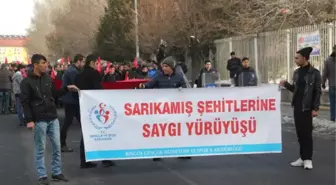 Şırnak, Siirt ve Bingöl'de Sarıkamış Şehitleri Anıldı