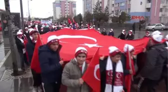 Sivas Sarıkamış Şehitleri Için Yürüdü