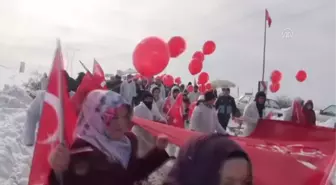 Beypazarı Kızak Şenliğinde 15 Temmuz Şehitleri Unutulmadı