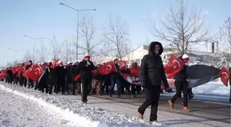 Edirne'de Eksi 10 Derecede Sarıkamış Şehitleri Yürüyüşü (2)