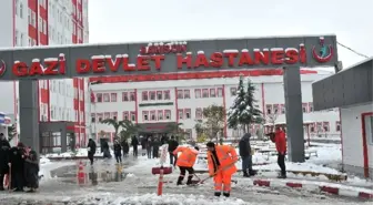 İlkadım'da Yoğun Kar Mesaisi