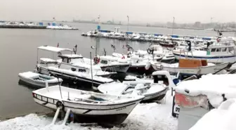 Tekirdağ'da Ağları Donan Balıkçılar Denize Açılamadı