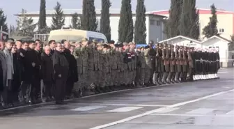 El Bab'da Şehit Düşen 2 Askerin Naaşı Memleketlerine Uğurlandı (3)