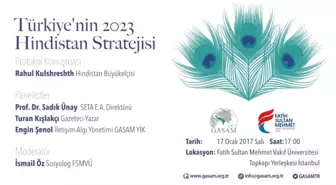 Türkiye'nin 2023 Hindistan Stratejisi Paneli