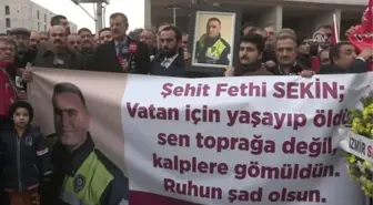 Hemşehrileri Şehit Polis Sekin'i Unutmadı