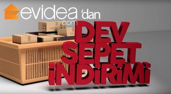 Evidea Dev Sepet İndirimi Kampanyası, Yüzde 70'e Varan İndirim Detayları!