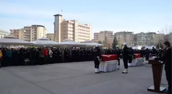 Şehit Polislere Diyarbakır'da Uğurlama Töreni (2)