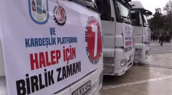 Uşak'tan Haleplilere Yardım