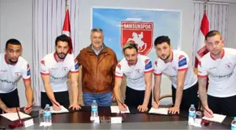 Samsunspor, 5 Futbolcuyu Renklerine Bağladı