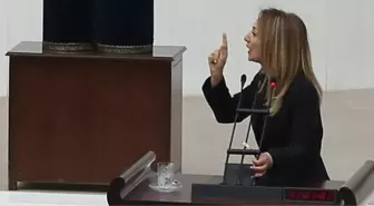 Aylin Nazlıaka, Kendini Meclis Kürsüsünde Mikrofona Kelepçeledi (1)