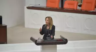 Bağımsız Ankara Milletvekili Aylin Nazlıaka Kendini Kürsüye Kelepçeledi