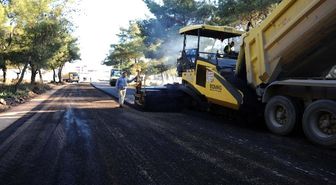 Kepez Kirişçiler Yolu'na 10 Bin Ton Asfalt