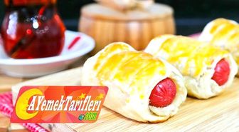 Sosisli Milföy Börek Nasıl Yapılır? | Sosisli Milföy Böreği Tarifi