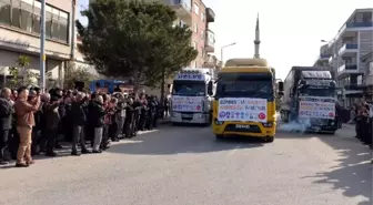 Gördes'in Yardımları Halep'e Uğurlandı