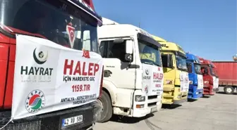 Kepez'den Halep'e 10 Tır İnsani Yardım