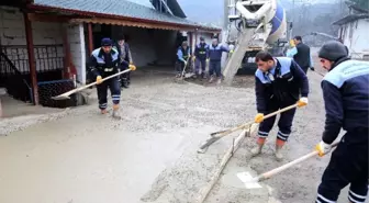 Fevzi Çakmak Caddesinde Beton Yol Çalışması