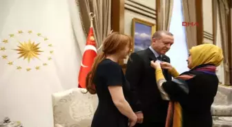 Cumhurbaşkanı Erdoğan, ABD'li Ünlü Oyuncu Lindsay Lohan'ı Kabul Etti