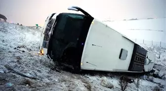 Konya'da Yolcu Otobüsü Devrildi: 1 Ölü, 43 Yaralı