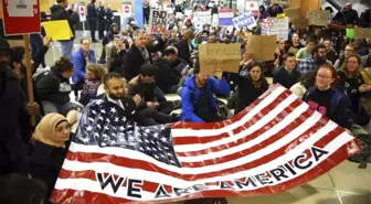 Fotoğraflarla Trump'ın Vize Yasağına Karşı Protestolar