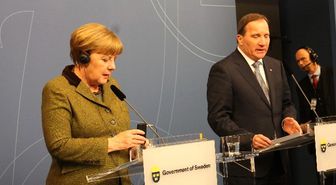 Merkel İsveç'te