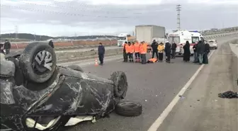 Takla Atan Araçtan Fırlayan Sürücü Hayatını Kaybetti