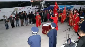 Antalya'da Asker Adayları Mehter Takımıyla Uğurlandı