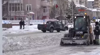 Erzurum Doğu'da Kar Çilesi