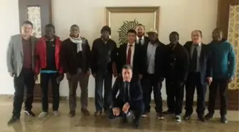 Çukurova Uluslararası Öğrenci Derneği'nden Müftü Çınar'a Ziyaret