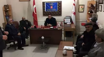 Kaymakam Öztürk, Muharip Gaziler Derneğini Ziyaret Etti