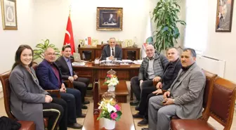 Ödemiş Ticaret Odası yeni yönetimi Başkanı ziyaret etti