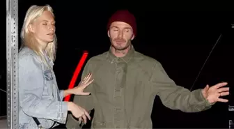 David Beckham ve İngiliz Model Delevingne, İçkili Halde Görüntülendi