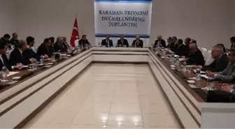 Karaman Ekonomi Değerlendirme Toplantısı Yapıldı